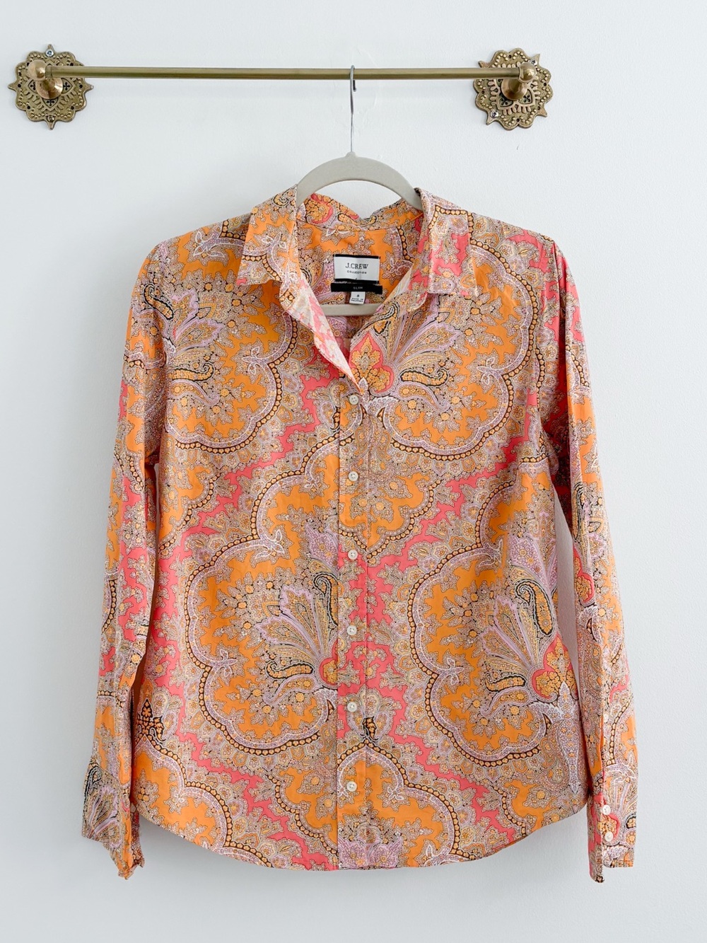 J.Crew Collection slim perfect shirt in Ratti paisley 8